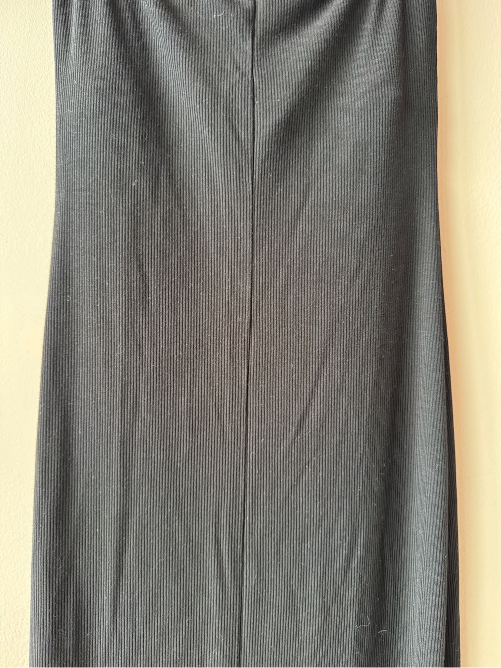 Skims Women’s Black Strapless Ribbed Maxi Fits Everybody Tube Dress Size Small - Picture 8 of 9